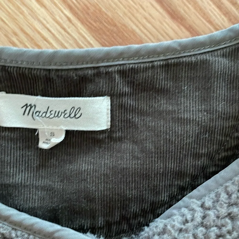 NWOT Madewell Resourced Fleece Cargo Jacket Olive Green Teddy Jacket - Picture 8 of 9